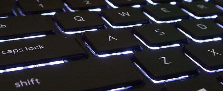 Backlit keyboard