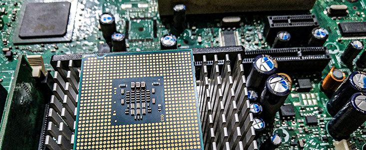 Close-up of a circuit board