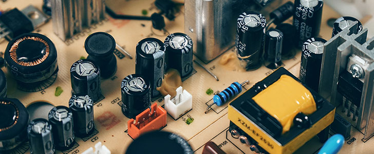 Close-up of a circuit board