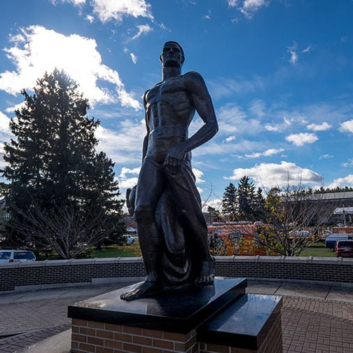 Spartan statue
