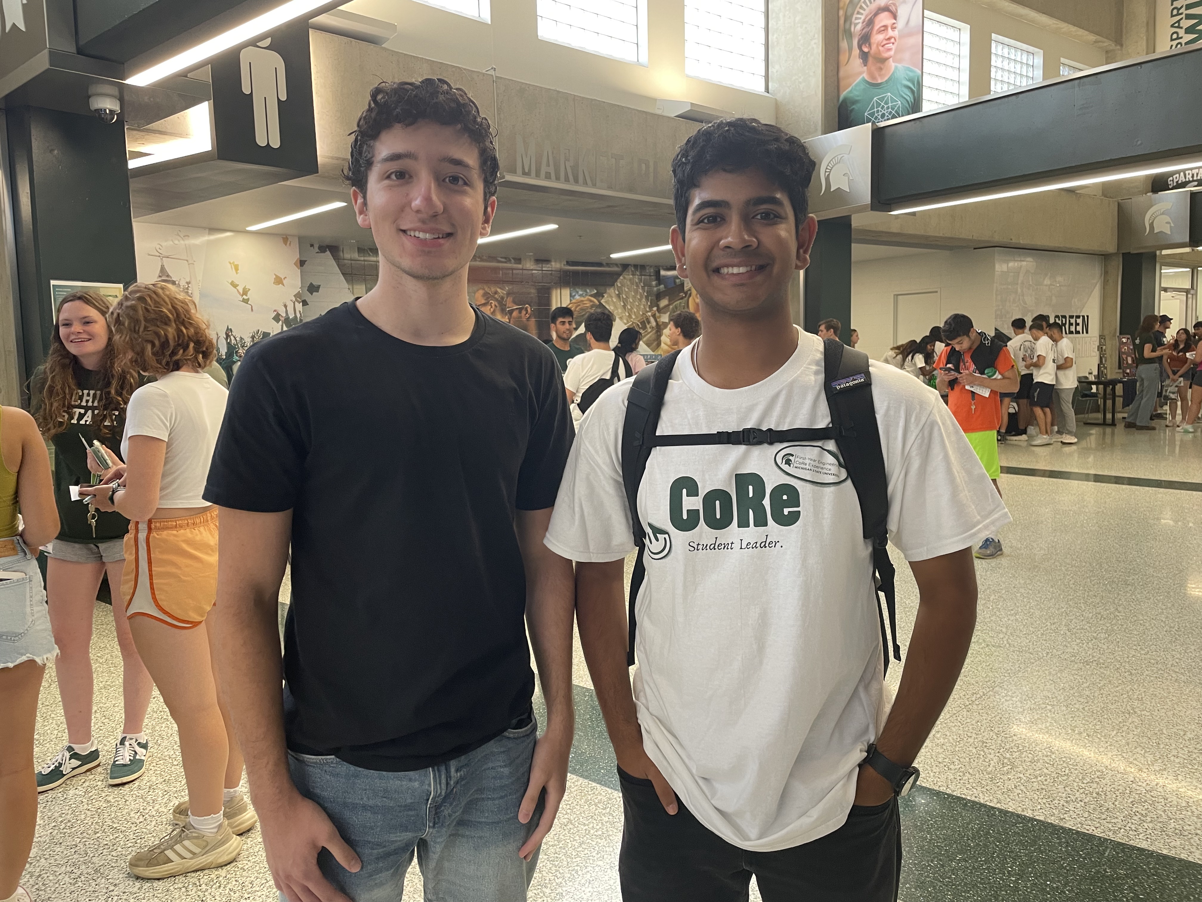 (L-R) Marcelo Arronilas Fernandes Filho and Pranav Deshmukh at Fall 2024 Colloquium.